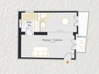vente appartement  T1 Antibes  376 500€ 