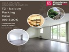 vente appartement  T2 Lille  204 500€ 