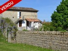 vente maison de village  T3 Berrias et Casteljau  322 500€ 