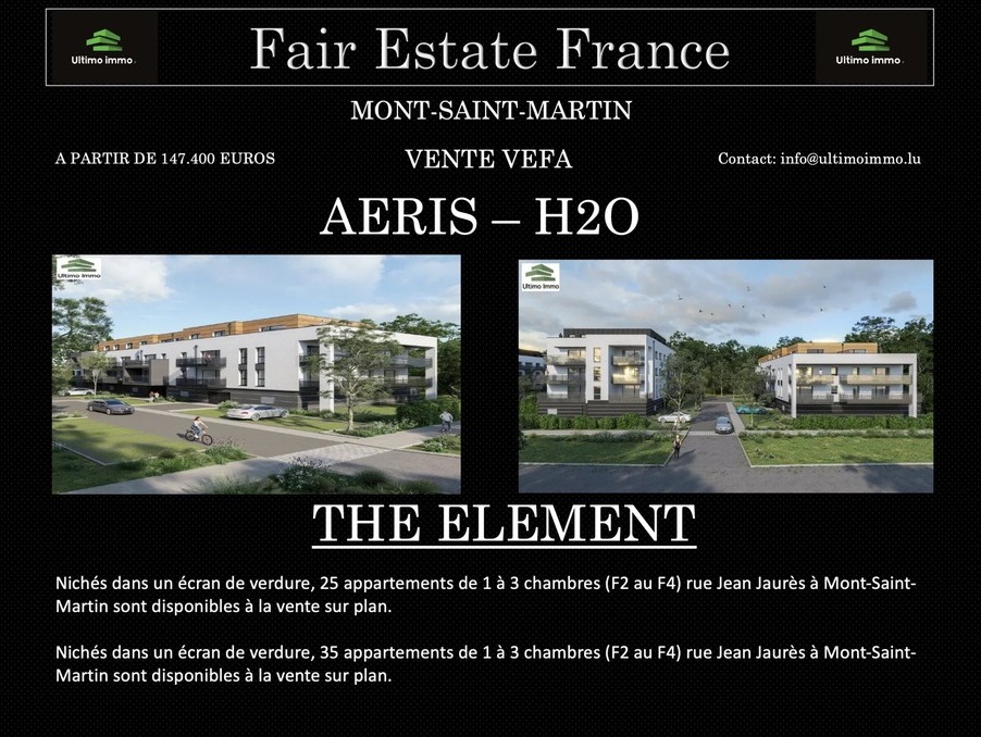 Vente Appartement MONT-SAINT-MARTIN 54350 Meurthe et Moselle FRANCE