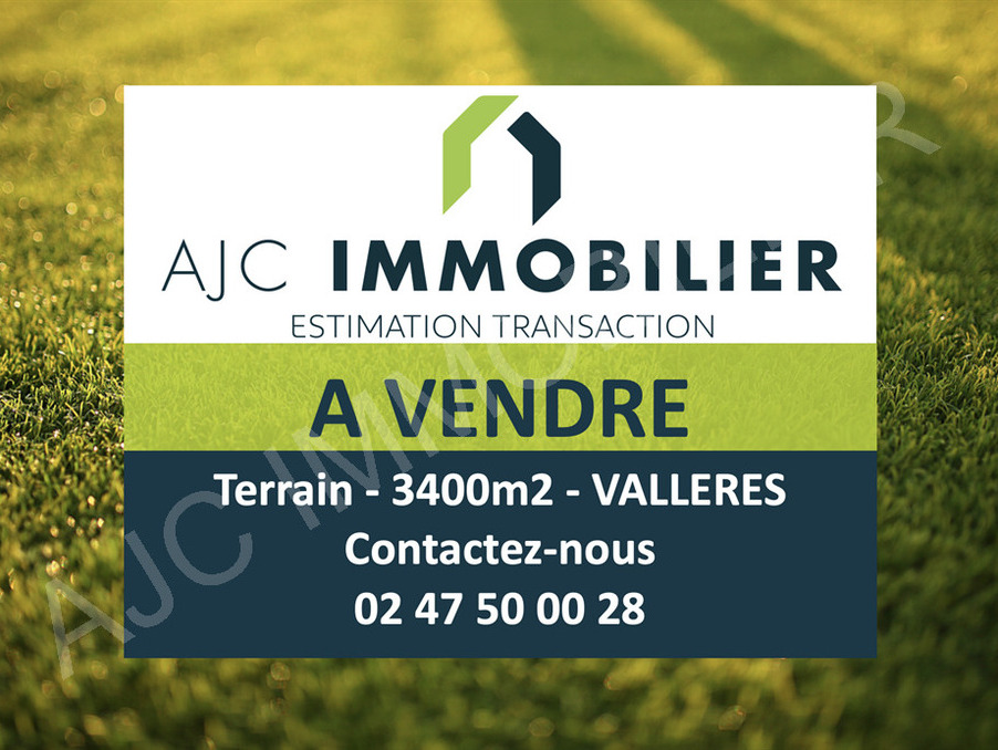 Vente Terrain VALLERES 37190 Indre et Loire FRANCE