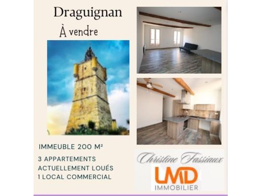 Vente Immeuble DRAGUIGNAN 83300 Var FRANCE