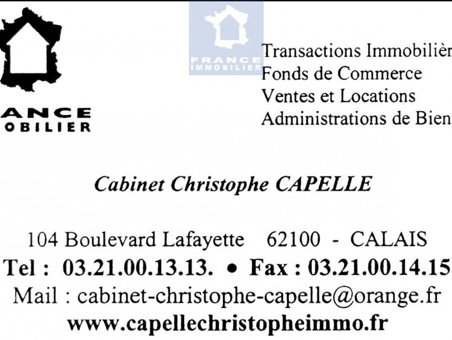 Vente Bureau/Local CALAIS 62100 Pas de Calais FRANCE