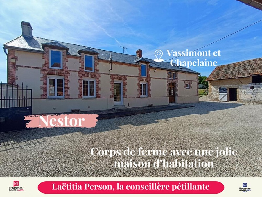 Vente Maison/Villa VASSIMONT-ET-CHAPELAINE 51320 Marne FRANCE